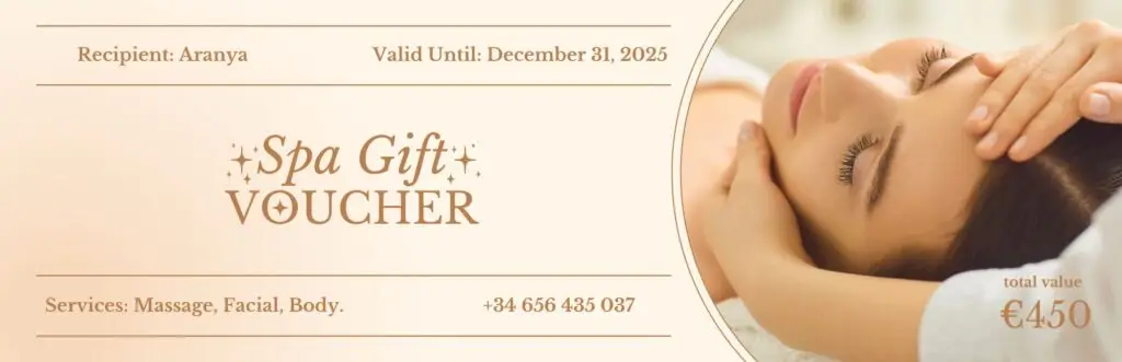 Spa voucher